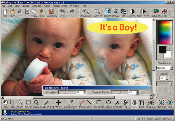 FotoCanvas Screenshot